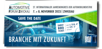 27. Automtive Forum Zwickau - Early Bird Ticket