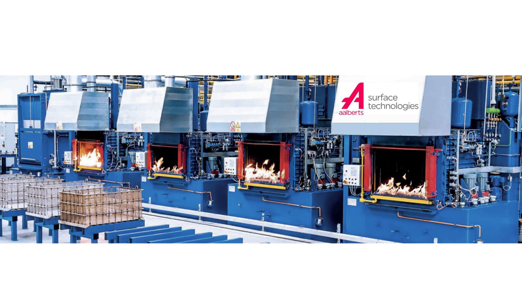 Machines for surface treatment at Aalberts plant